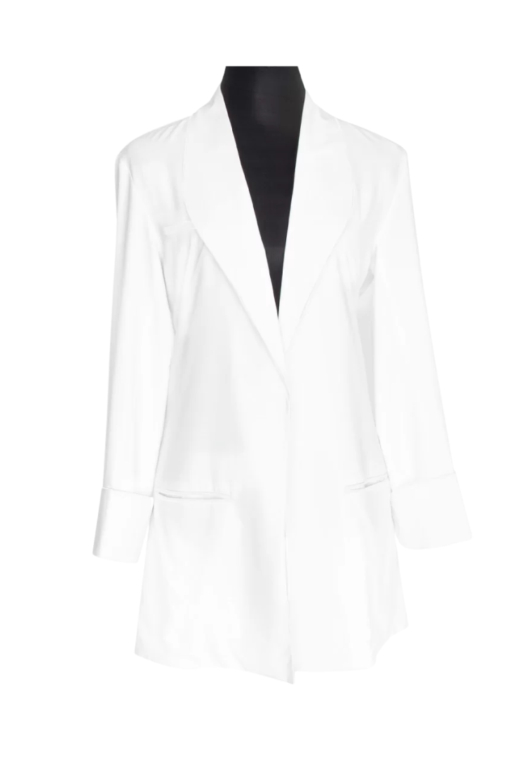 Monochrome White Blazer