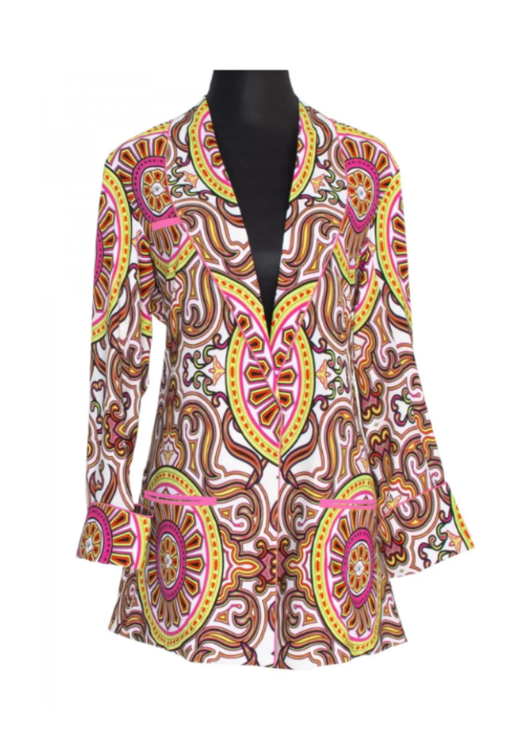 Sun Blazer w/ Neon pink trim